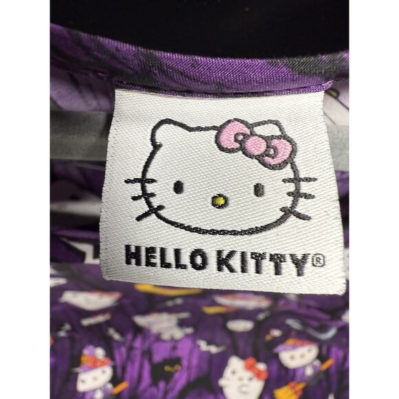 Hello Kitty Halloween Women's Scrub Top Size XL Spooky - Picture 6 of 10